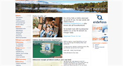 Desktop Screenshot of eidefossnett.no