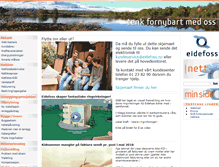 Tablet Screenshot of eidefossnett.no